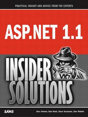 cover image of ASP.NET 1.1 Insider Solutions